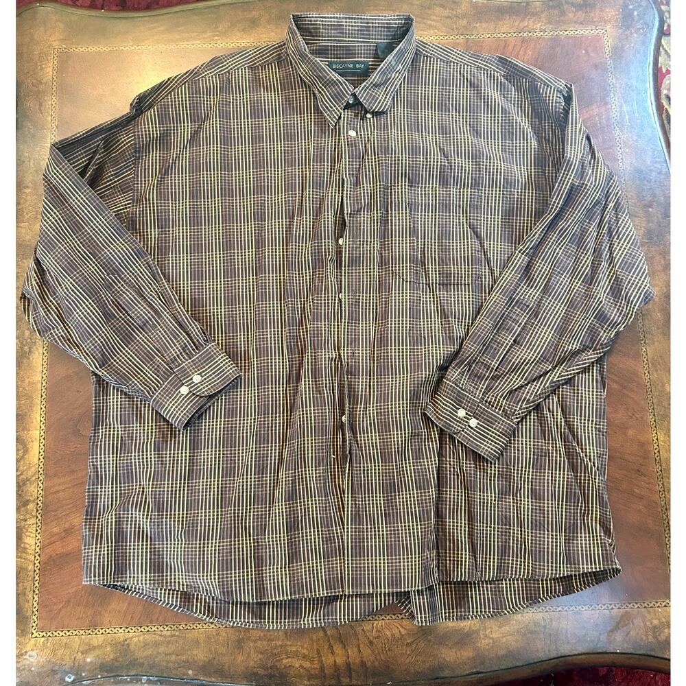Biscayne Bay Plaid Shirt 3XL